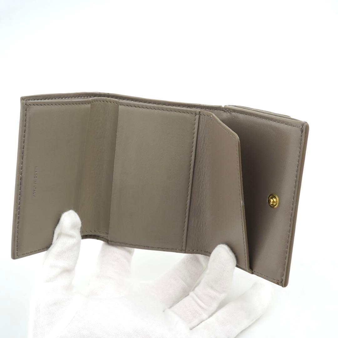 ✨極上美品✨　セリーヌ　ミニ財布　スモールトリフォールド　三つ折り　ロゴ刻印