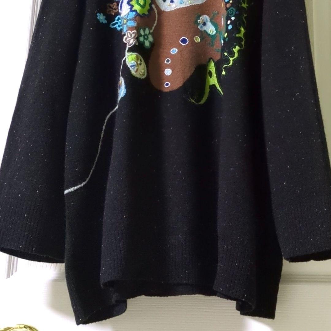 TOKUKO 1er VOL　トクコ　ニット チュニック　動物　お花　刺繍