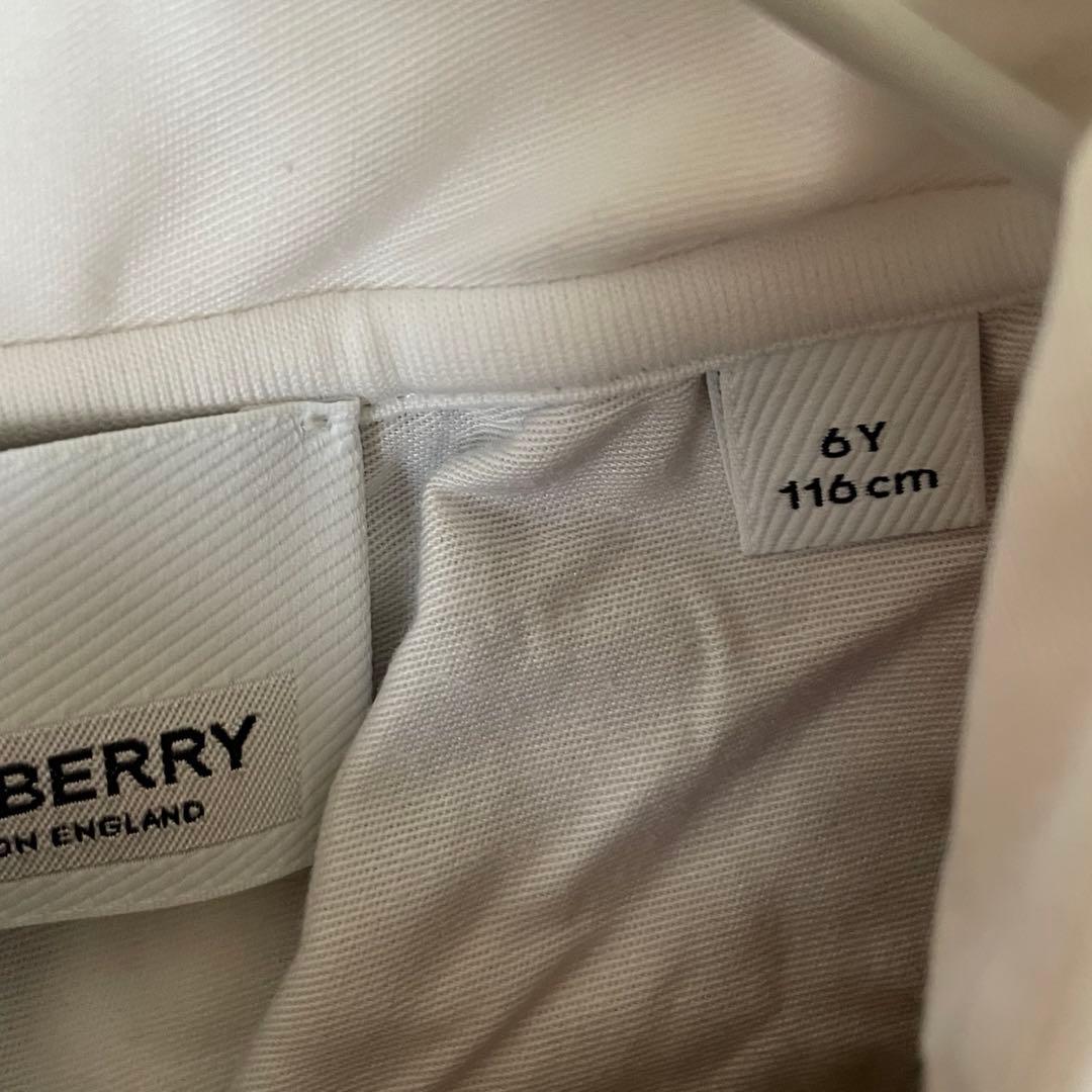 Burberry アイコンストライプ　コットンワンピース6y=116㎝