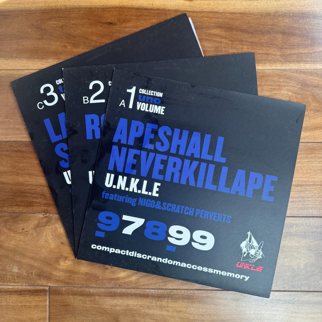 UNKLE レコード3枚セット APE NIGO LAST ORGY