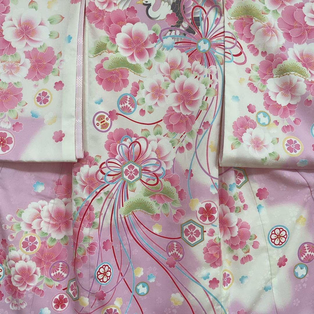 No.45 女の子　産着長襦袢付き　お宮参り　祝い着　ポンポネット