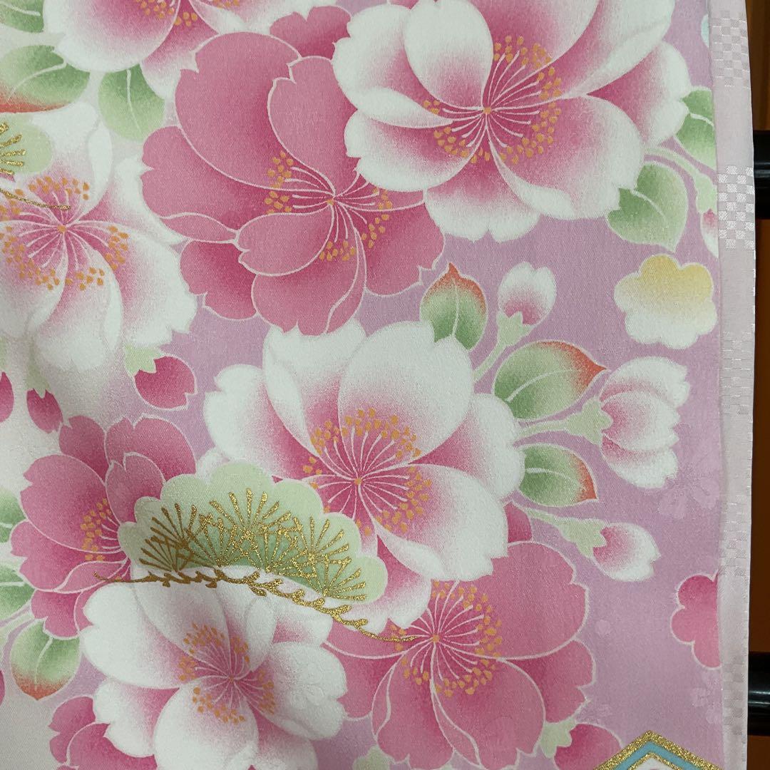 No.45 女の子　産着長襦袢付き　お宮参り　祝い着　ポンポネット