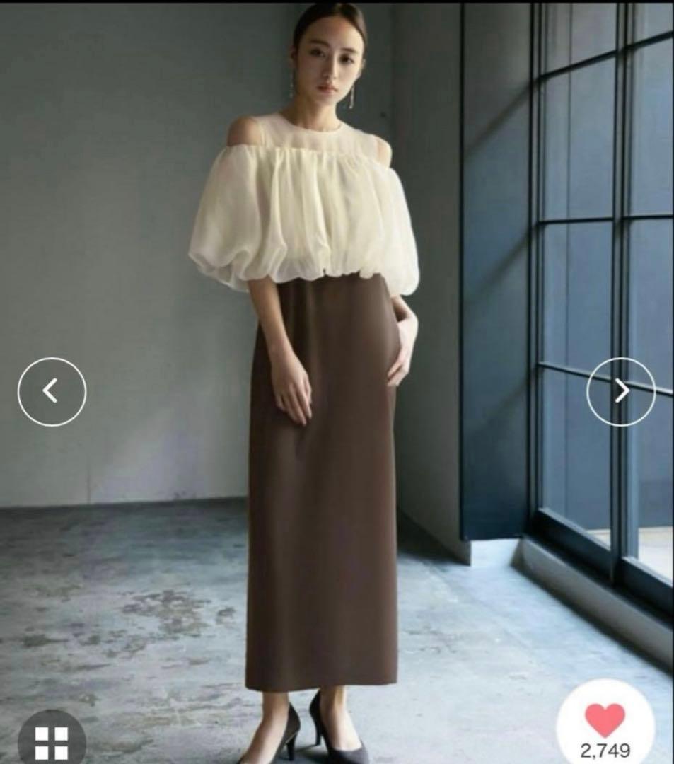 新品　ANDRESD 4WAYバルーンヘムラインドレス　結婚式　オケージョン