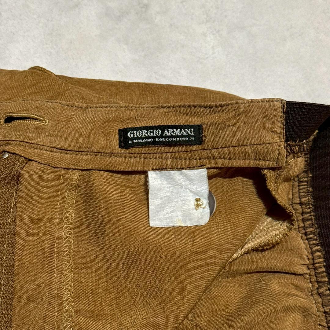 良色◎ ~90s GIORGIO ARMANI 光沢 パンツ DM1414