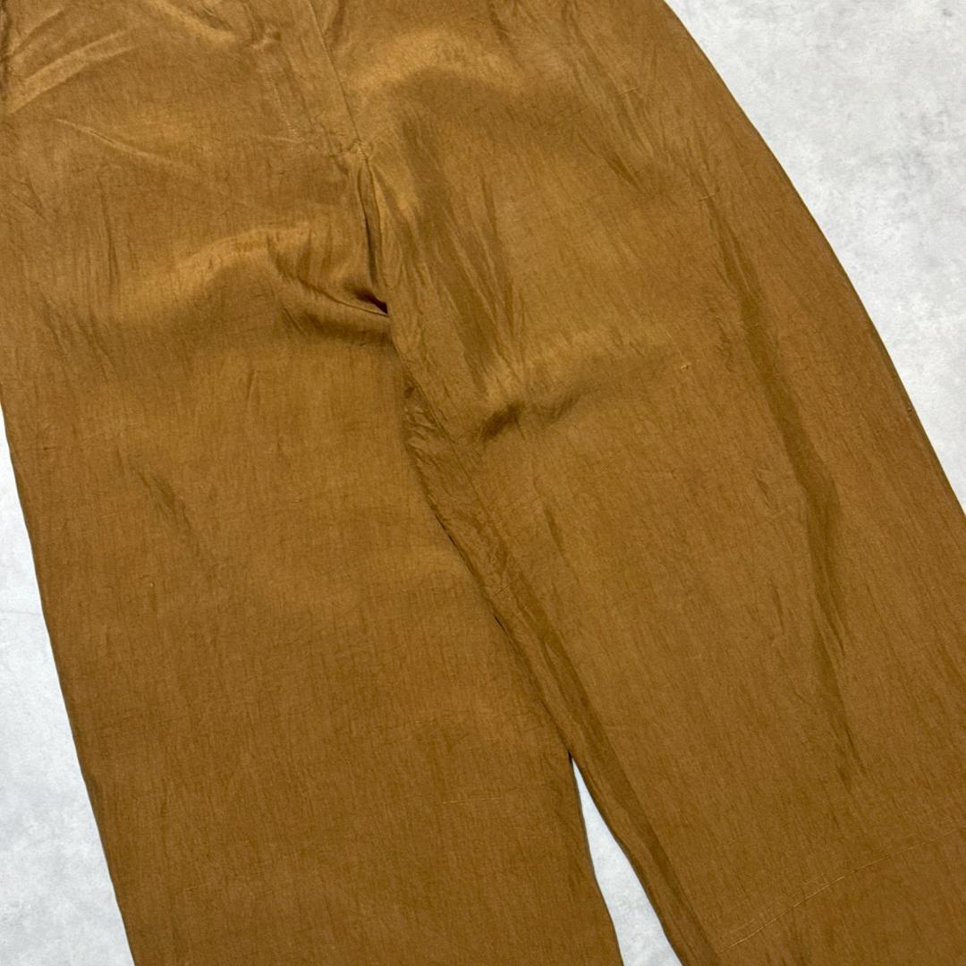 良色◎ ~90s GIORGIO ARMANI 光沢 パンツ DM1414