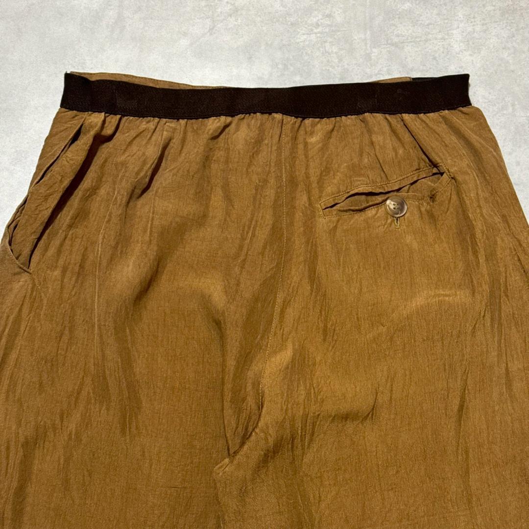 良色◎ ~90s GIORGIO ARMANI 光沢 パンツ DM1414