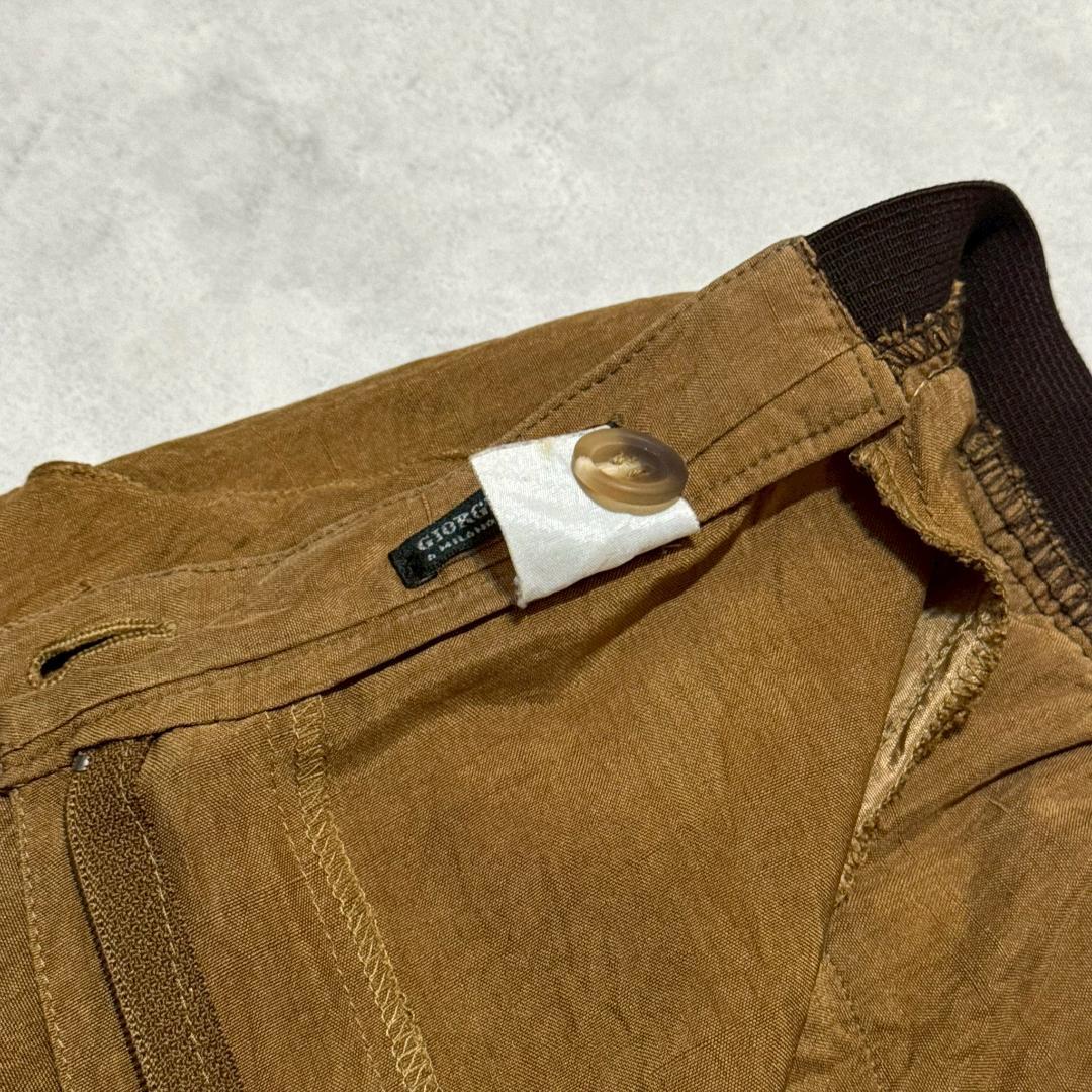 良色◎ ~90s GIORGIO ARMANI 光沢 パンツ DM1414