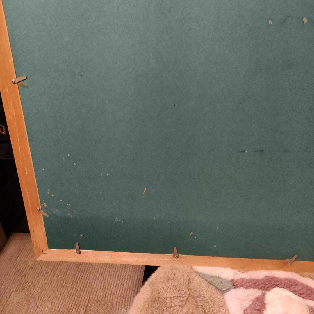 【９月特価】額入り絵画　ゴッホ「花瓶のバラ」大きな作品　名画　額縁　美術館で購入