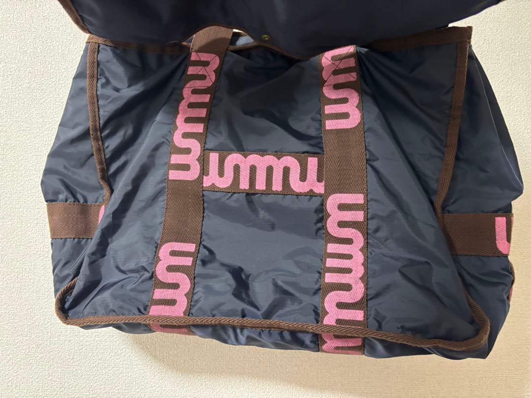 【完売品】ドリカムwmmw soft bag トート バッグ★チャーム付き