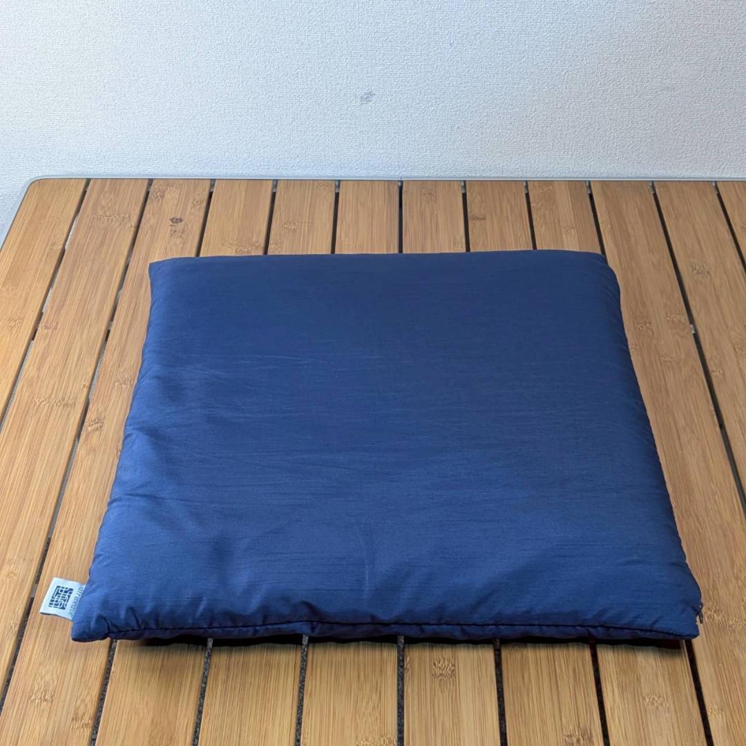 エアウィーヴ airweave 座布団 ネイビー 幅46cm×長さ約46cm
