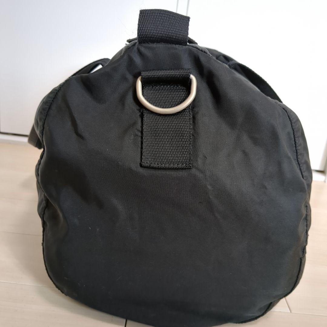 PRADA ボストンバッグ ブラック 三角ロゴ テスートナイロン 大容量