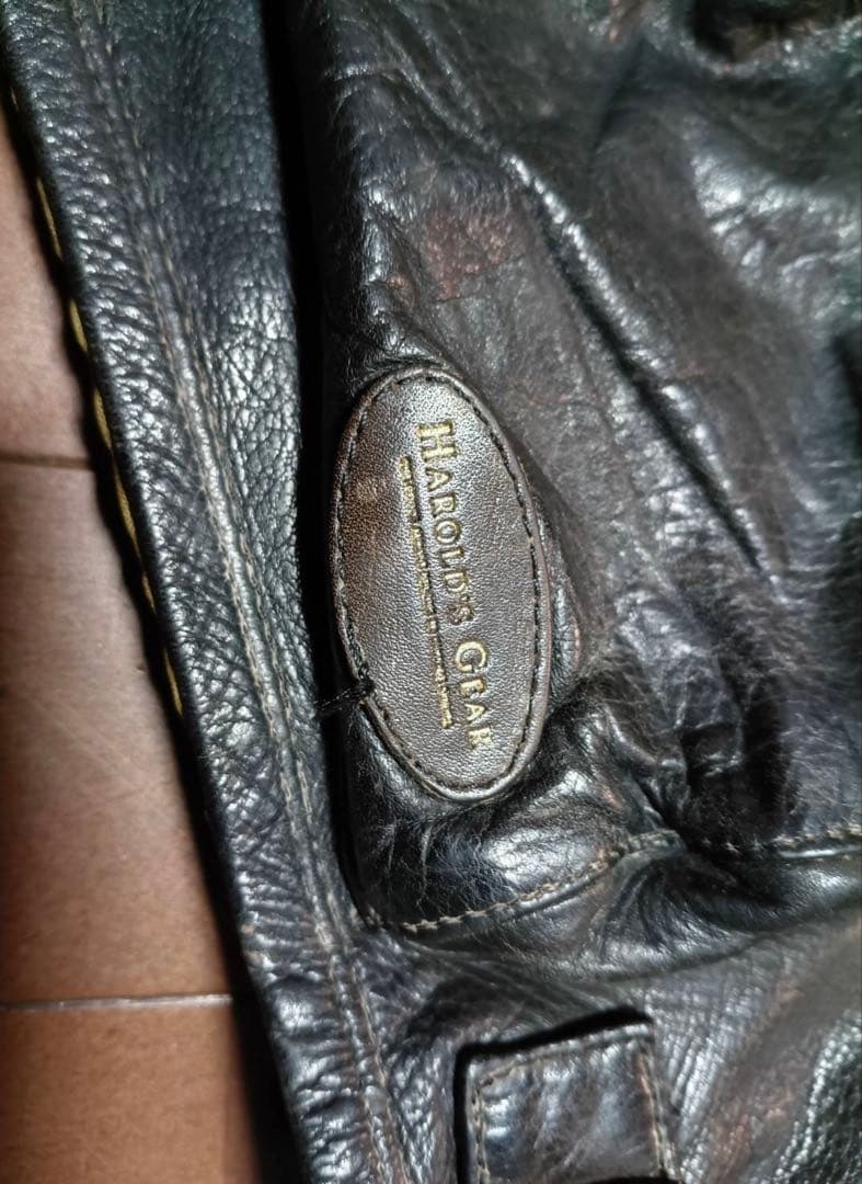 HAROLD'S GEAR レザー バイカー ベスト