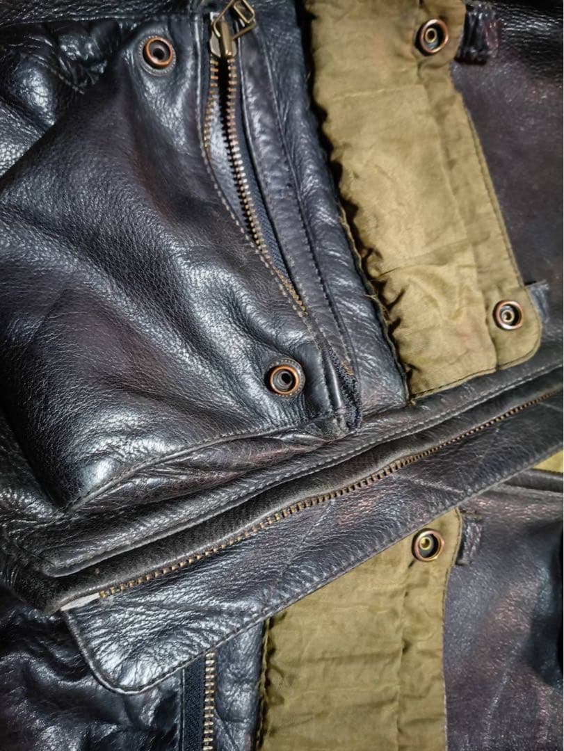 HAROLD'S GEAR レザー バイカー ベスト