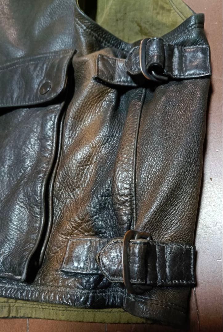 HAROLD'S GEAR レザー バイカー ベスト