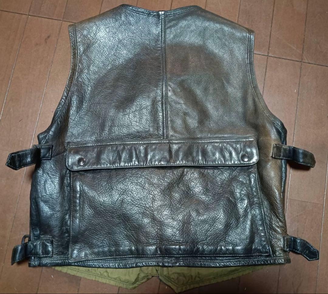HAROLD'S GEAR レザー バイカー ベスト