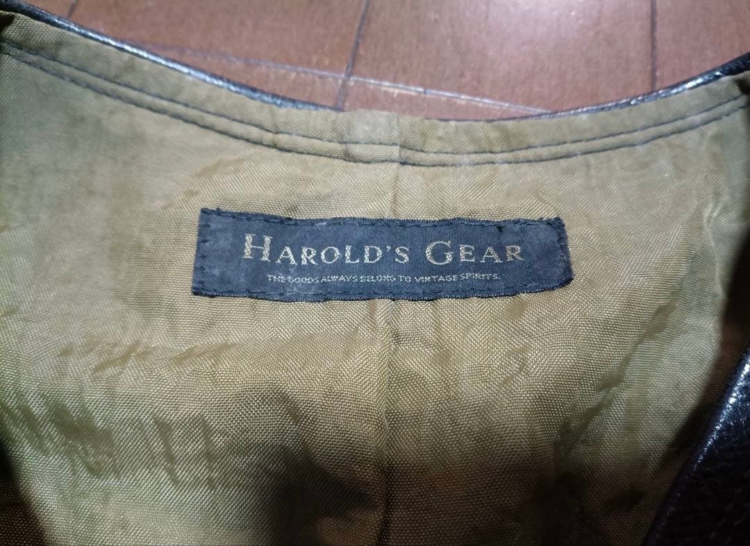 HAROLD'S GEAR レザー バイカー ベスト