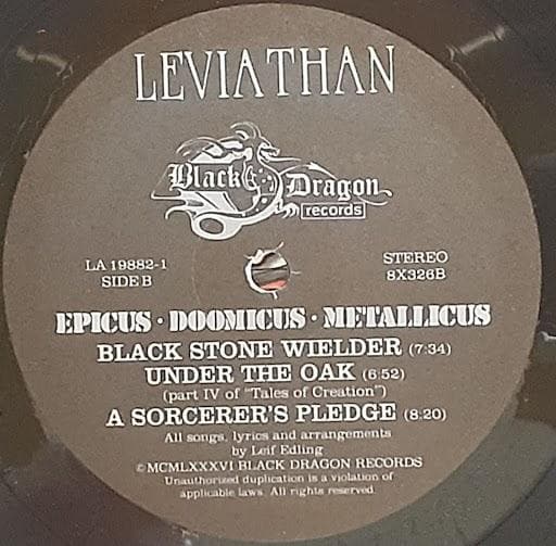 k*o様 80L0114-07　Candlemass レコード