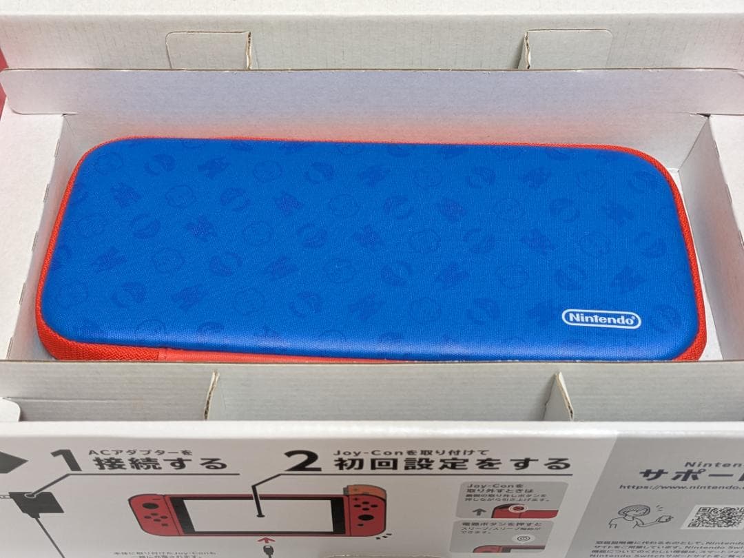 【美品】Nintendo Switch マリオカラーセット（バッテリー強化版）