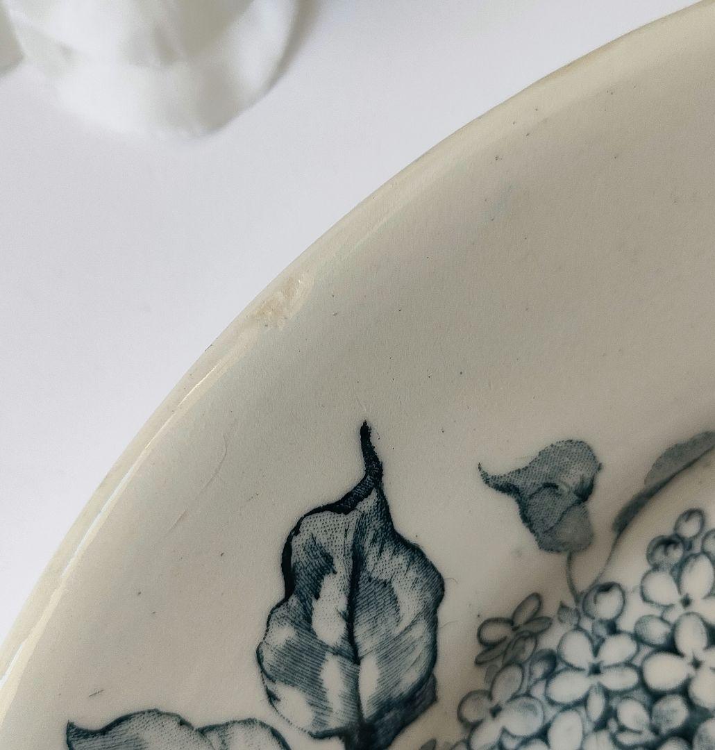 希少　美品　ジアン　LILAS 　平皿C　フランスアンティーク