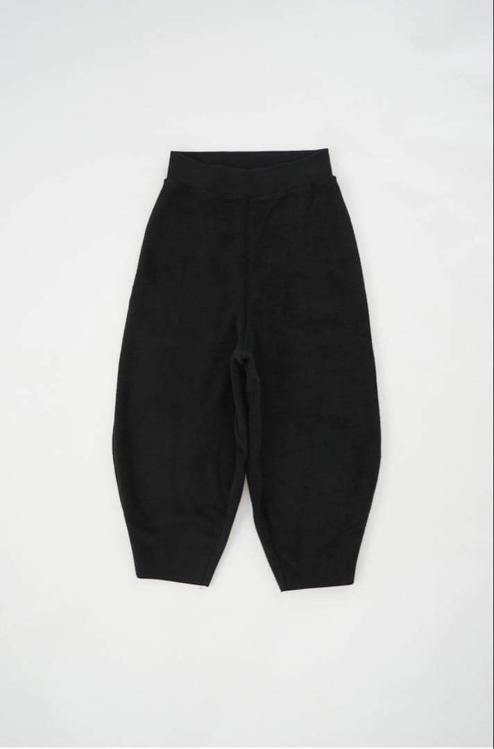 ALWEL　フリースペグパンツ ブラック