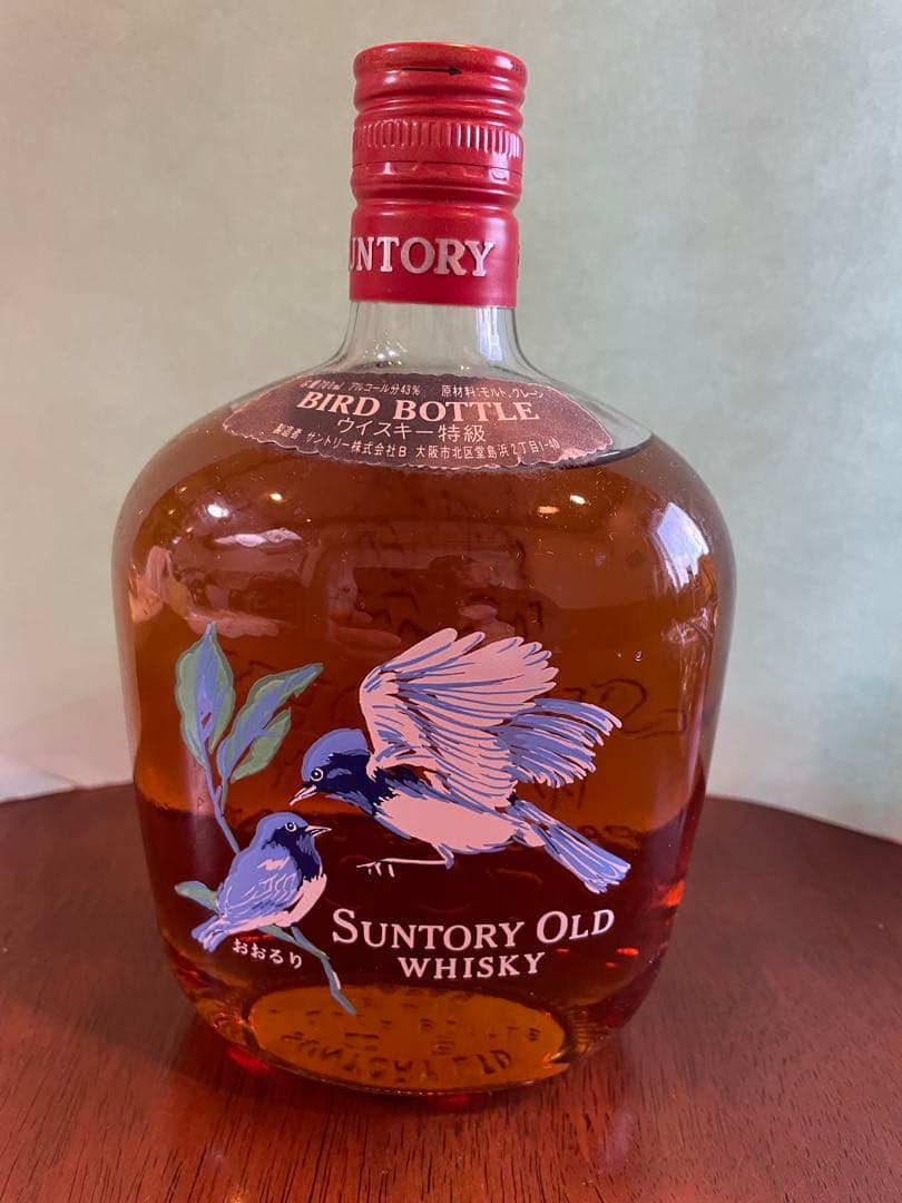サントリー オールドウイスキー おおるり バードボトル 700ml 未開封