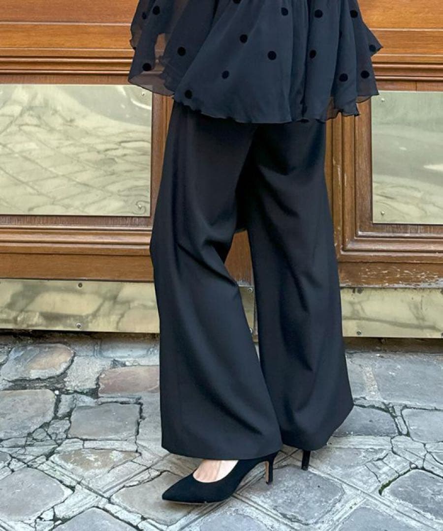 jenne サロペットパンツ M ブラック(試着のみ)