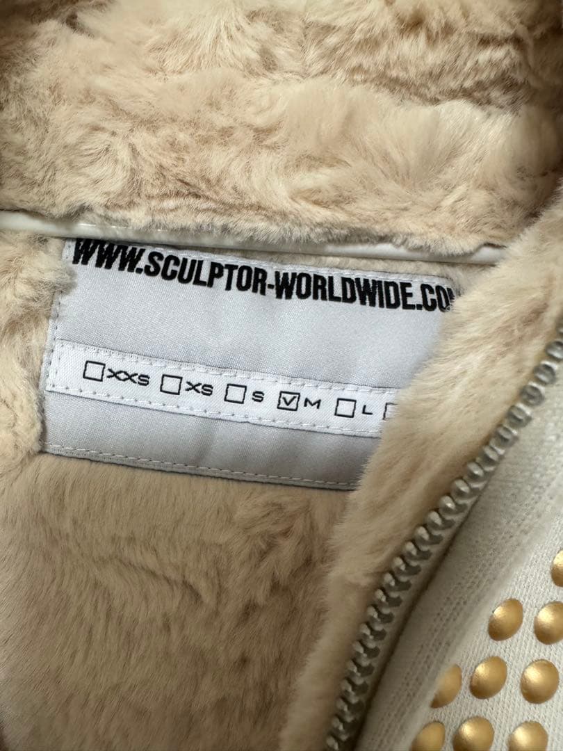 【SCULPTOR】Fur Trimming Hooded Zip-Up