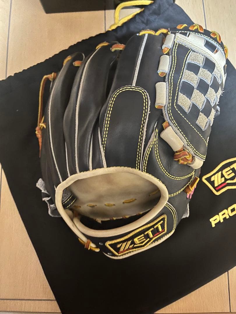 ZETT プロステイタス 軟式 オーダーグラブ 源田モデル 内野手用 【美品】