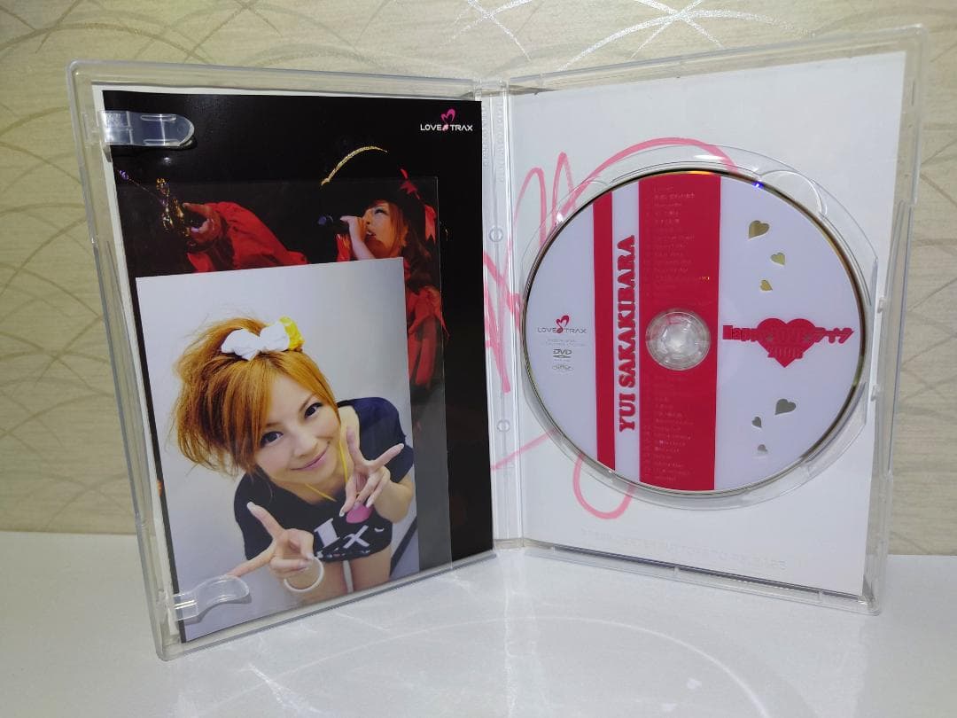 直筆サイン入り　榊原ゆい 　LIVE 　DVD 　2008