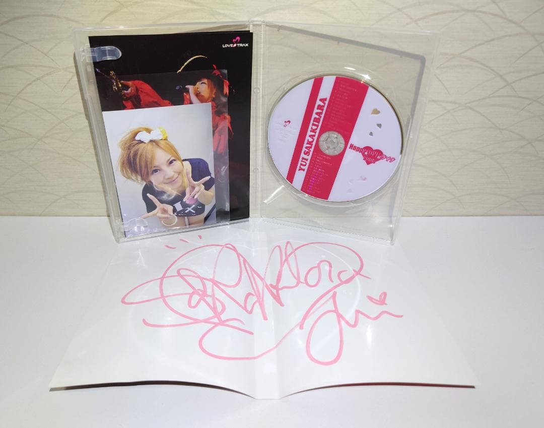 直筆サイン入り　榊原ゆい 　LIVE 　DVD 　2008