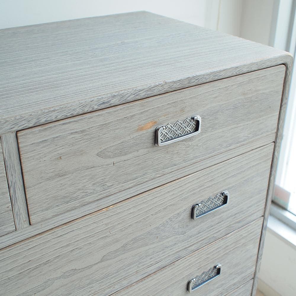 伝統工芸 加茂桐箪笥 桐匠 「柏 正衛」 作 整理箪笥 6段 ZR24077