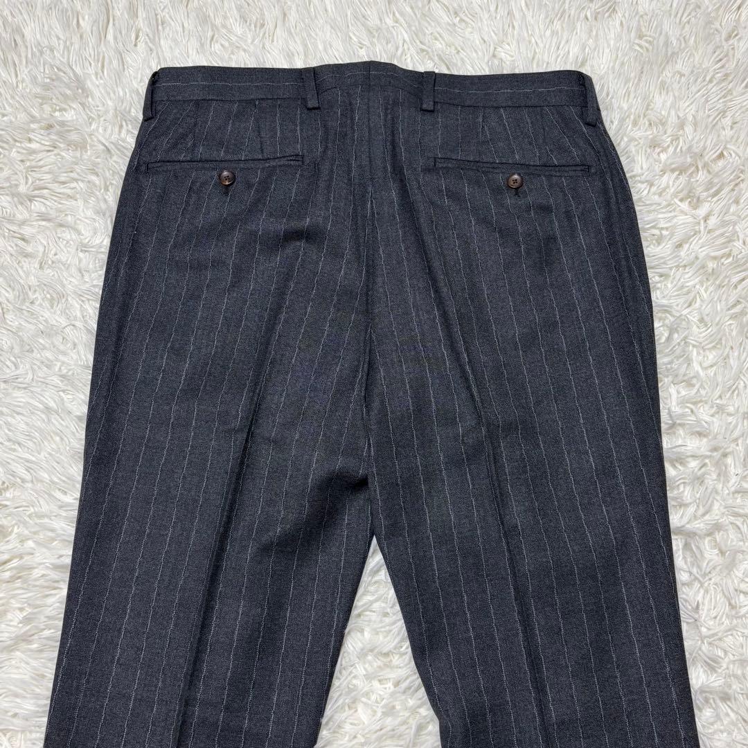 タグ付きARTISAN ストライプ ZIGNONEスーパー120`sスーツ