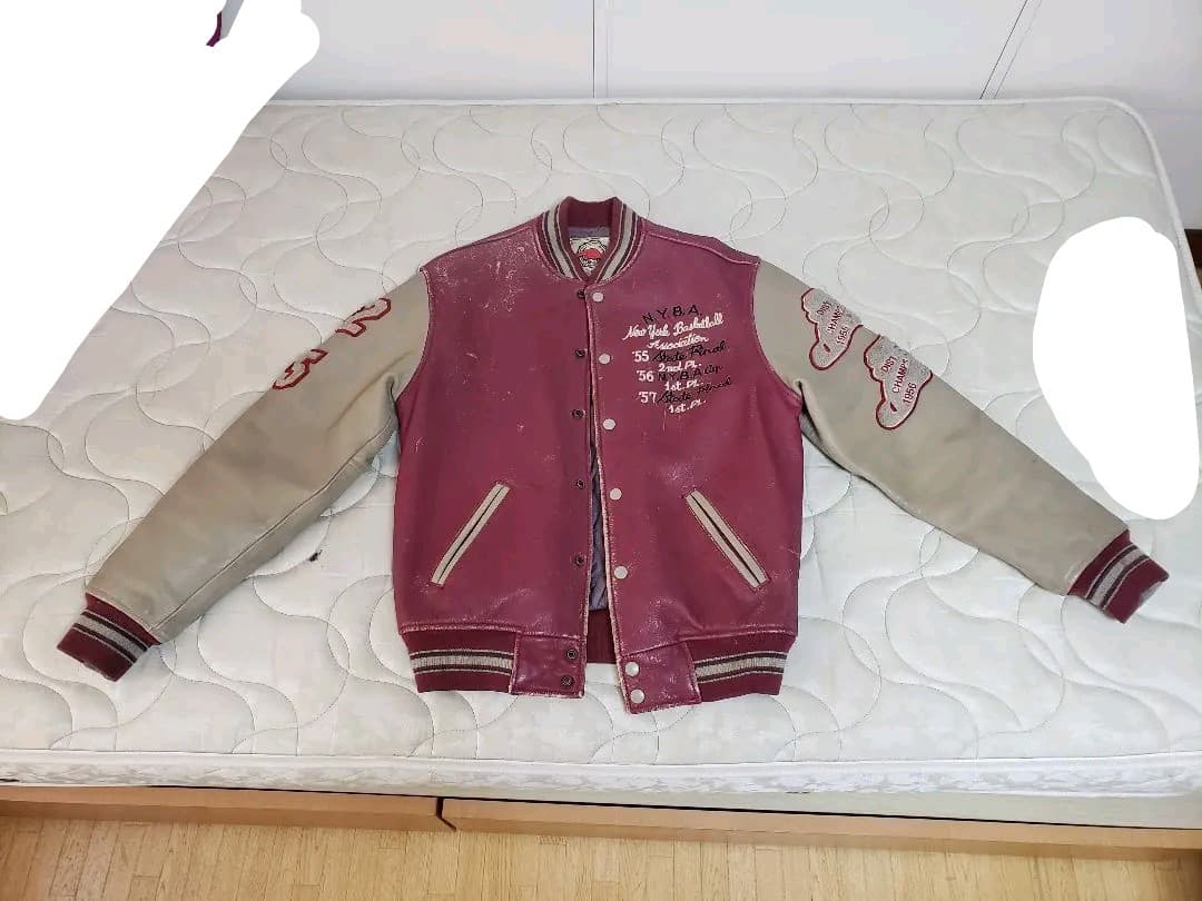 EYELASH AVIREX（アヴィレックス）オールレザー　スタジャン