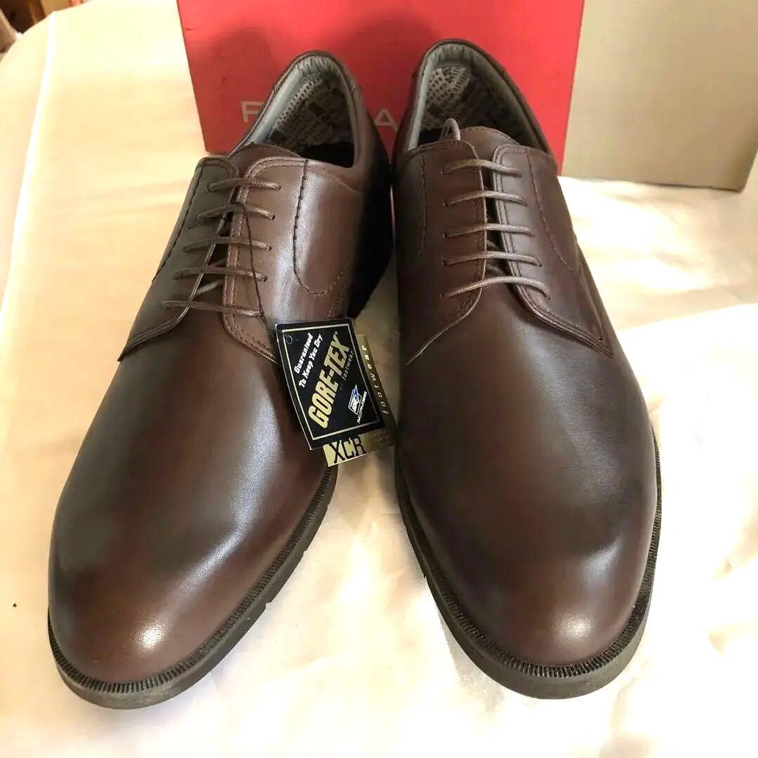 新品未使用REGAL防水防寒ゴアテックス革靴 プレーントゥ DBR27cmEEE