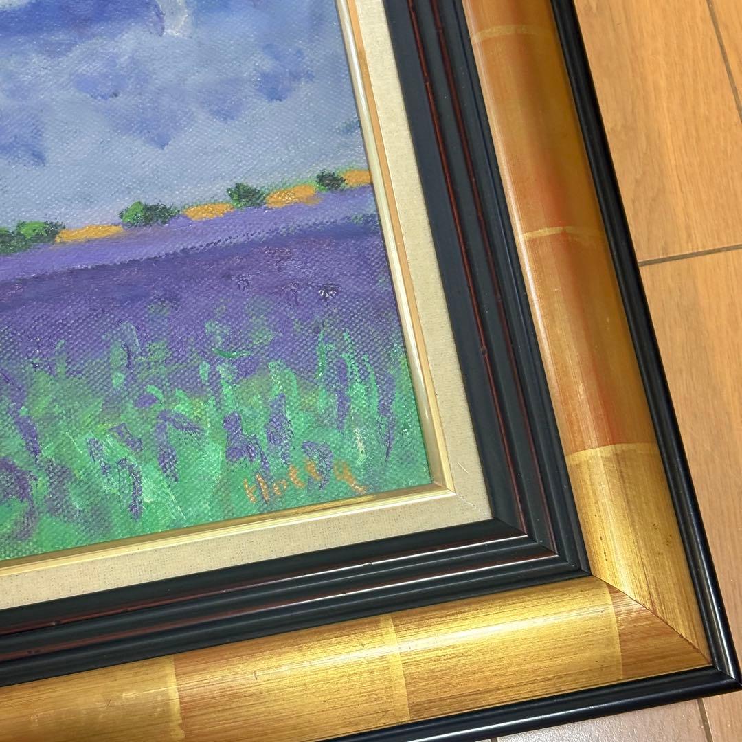 堀田高 油彩 油絵 風景画 アート 芸術 額装 油彩 油絵 L