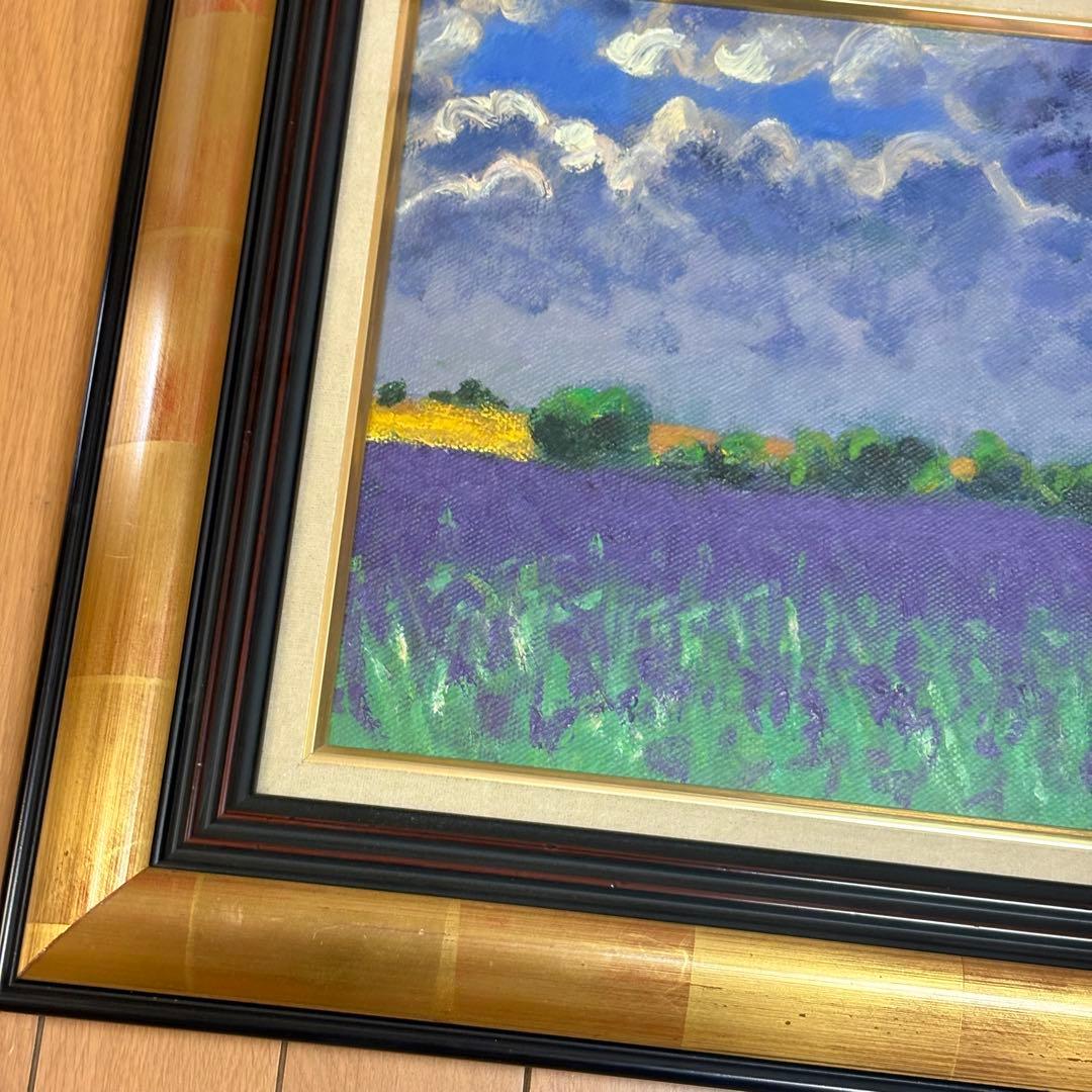 堀田高 油彩 油絵 風景画 アート 芸術 額装 油彩 油絵 L