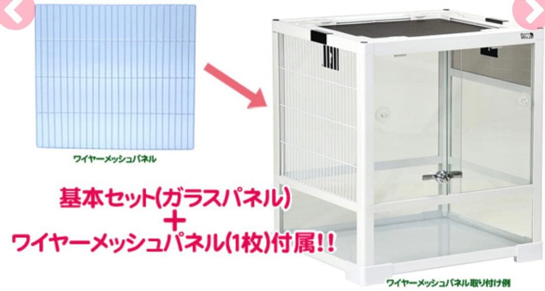 組立式ガラスケース パンテオン WH4045