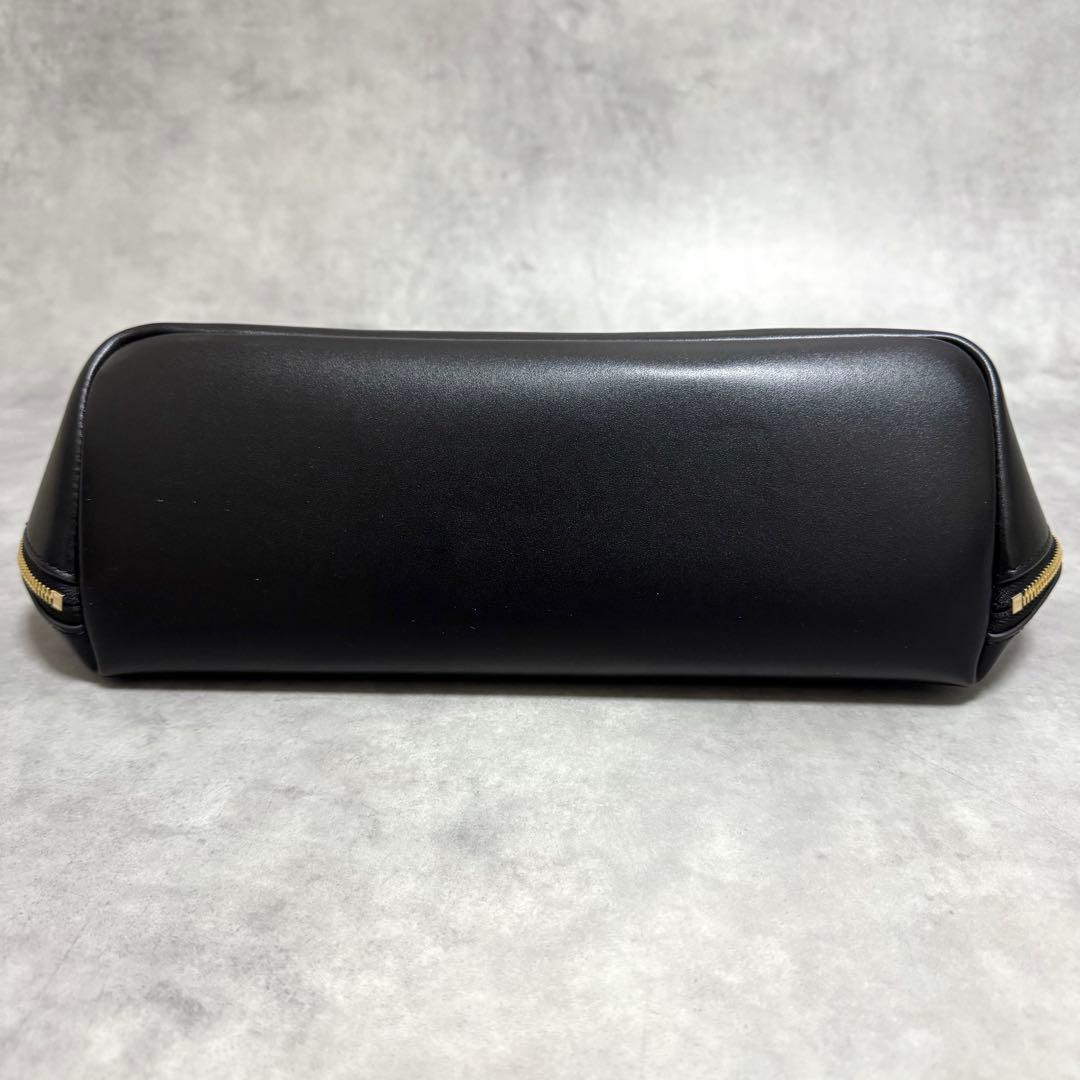 うっちー アドカラム 黒 ゴールド ロングハンドルボストンバッグ