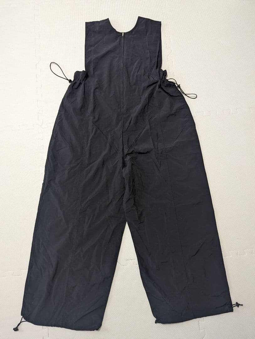 front zipper all-in-one　hholic black