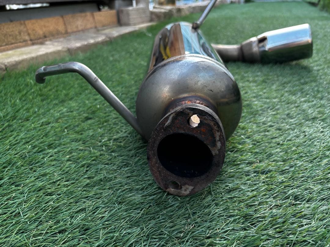 hanaten ジムニー用ステンレススチール シングル出しマフラー