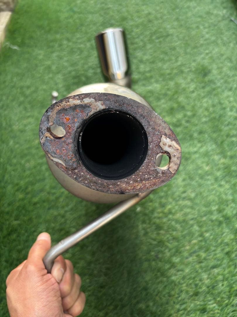 hanaten ジムニー用ステンレススチール シングル出しマフラー