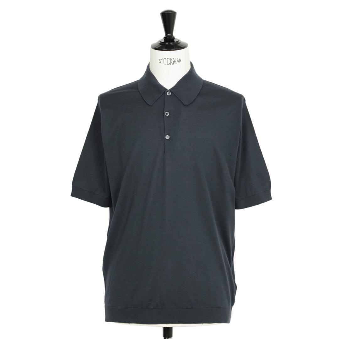 完売JOHN SMEDLEY チャコールグレー ポロシャツ XL