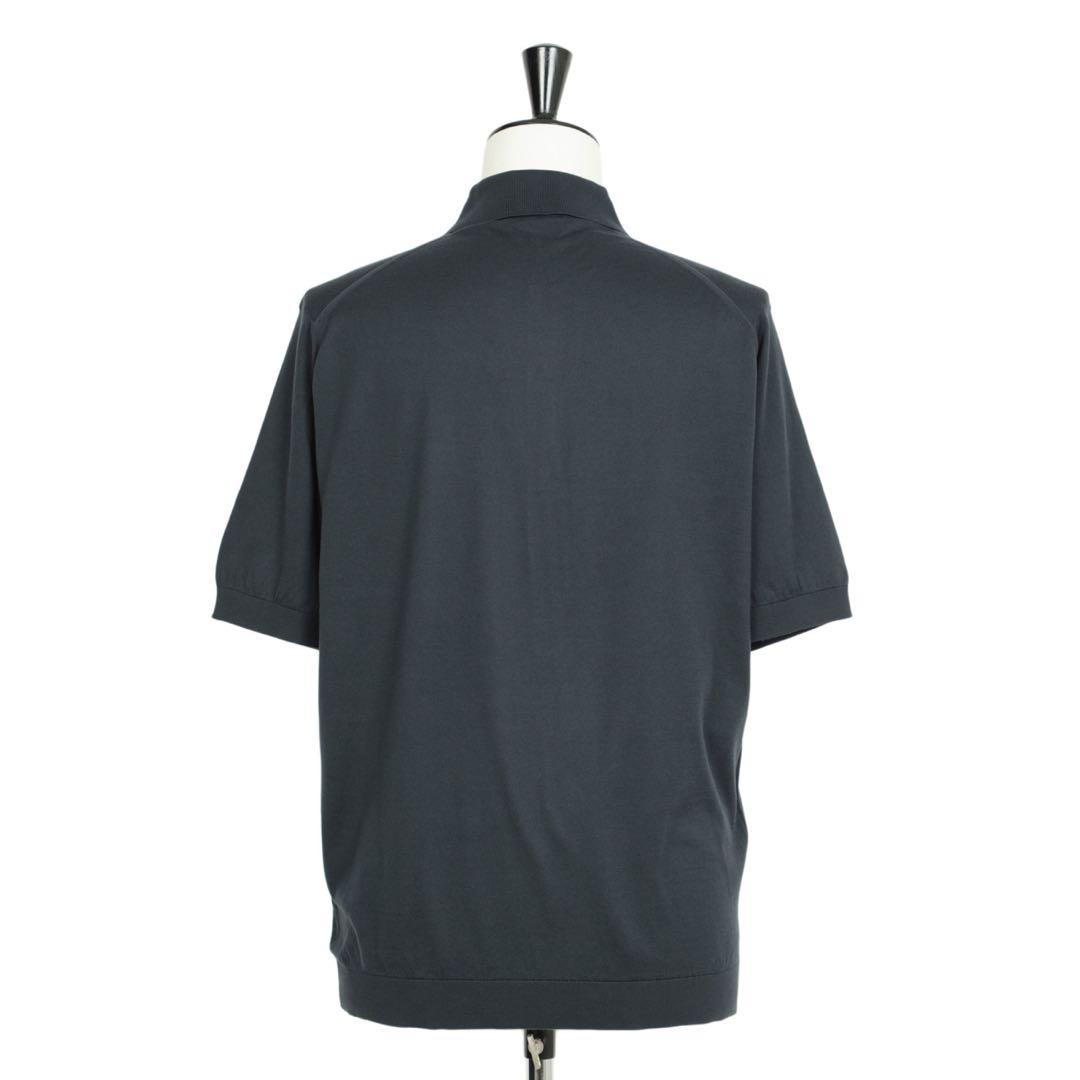 完売JOHN SMEDLEY チャコールグレー ポロシャツ XL