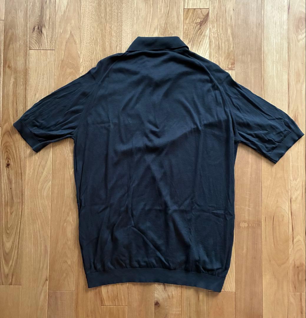 完売JOHN SMEDLEY チャコールグレー ポロシャツ XL