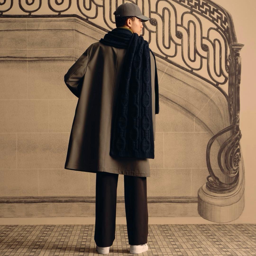 HERMES エルメス ⭐︎ シェーヌダンクル マフラー ニットマフラー