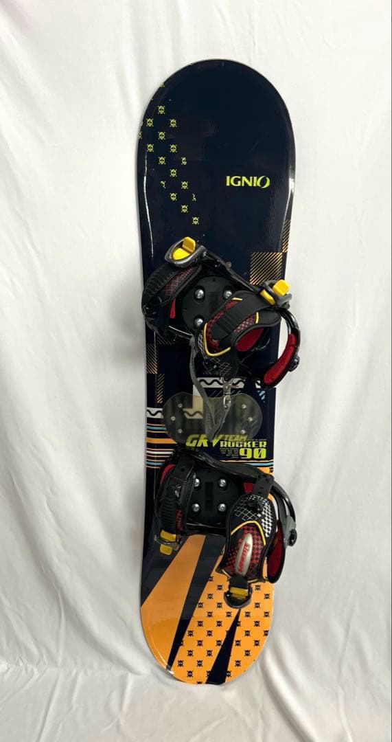 IGNIO 90スノーボードセット　kiss mark ビンディング　キッズ