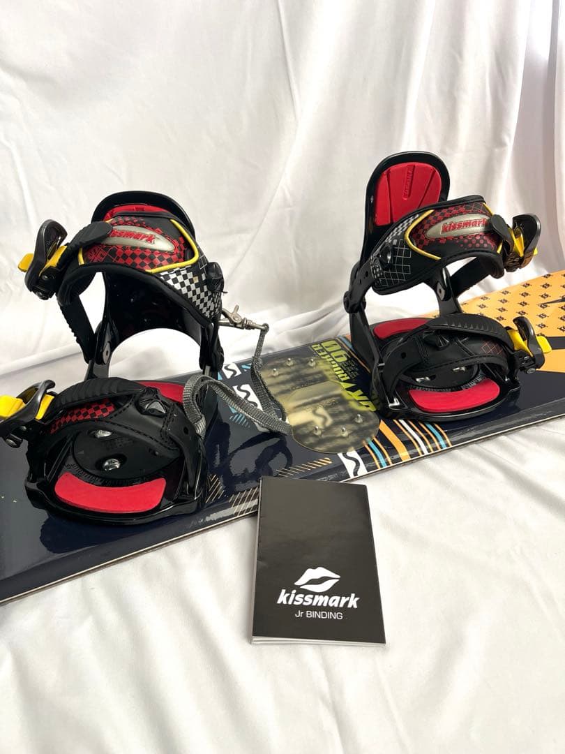 IGNIO 90スノーボードセット　kiss mark ビンディング　キッズ