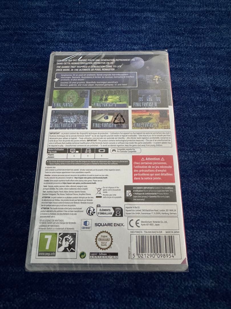 ファイナルファンタジーコレクションピクセルリマスター　新品　未使用　未開封