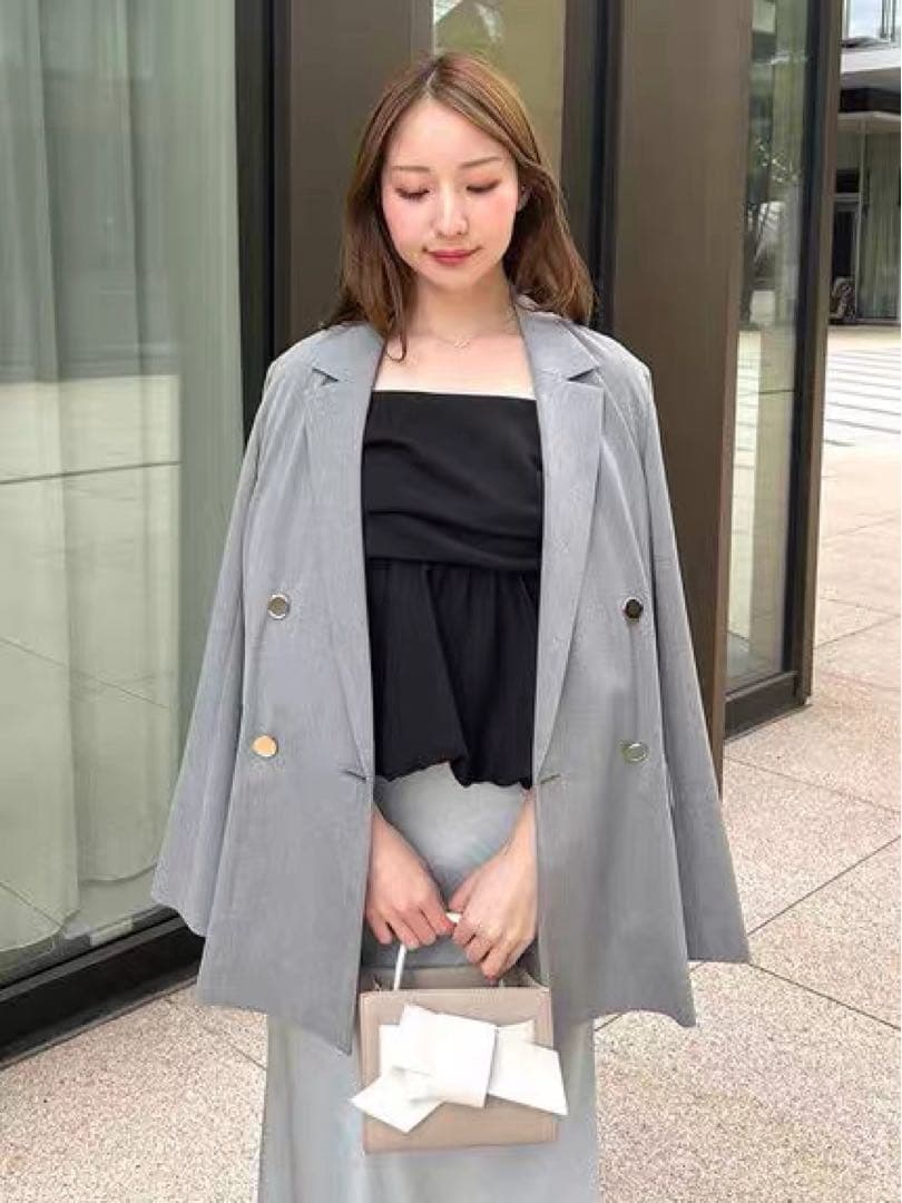 FRAY I.D グレー テーラードジャケット グレー