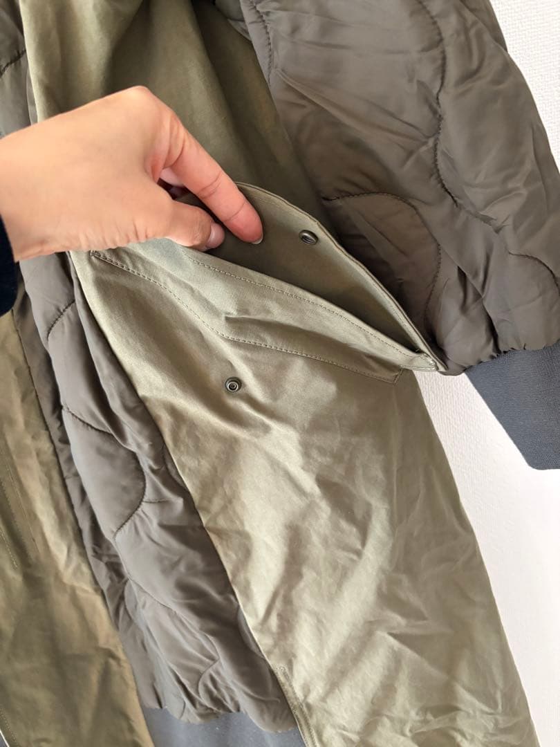 【etsinta/エシンタ】切替マキシミリタリーコート